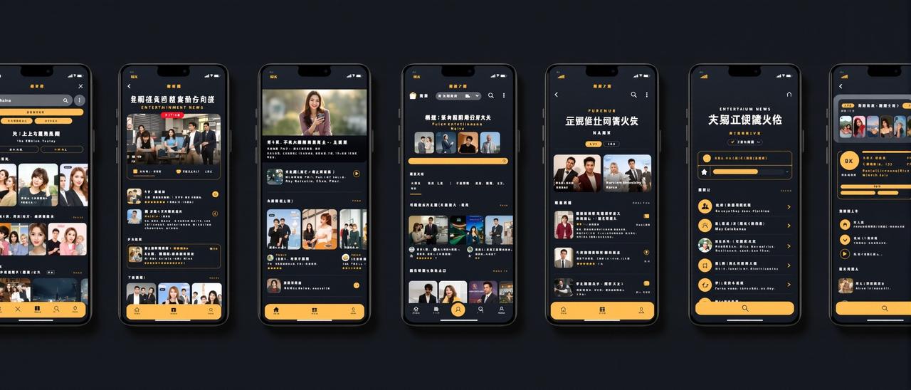 今日大瓜 APP 界面预览展示